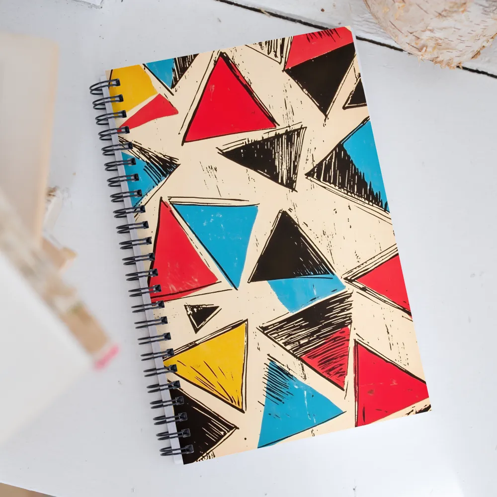 Vibrant Geometry | Spiral Notebook