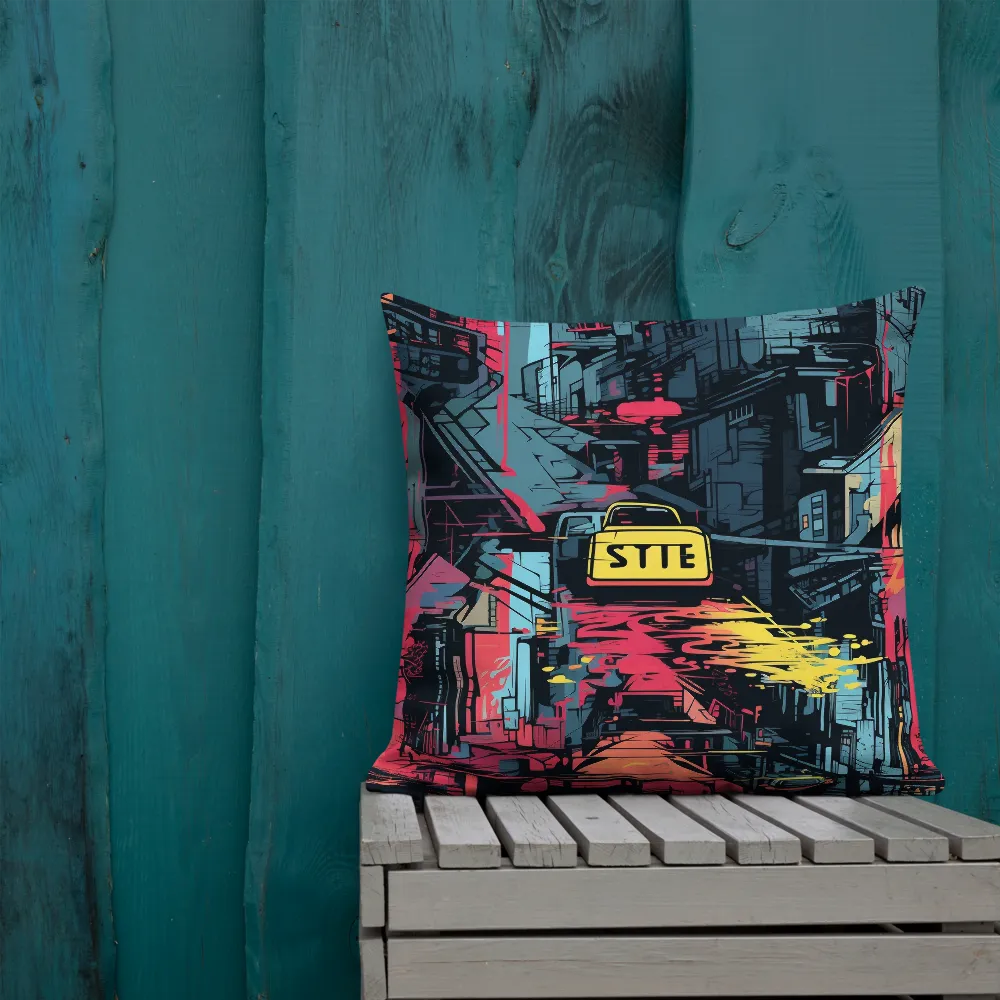 Citybeat: A Neon Dreamscape | Pillow & Pillow Case | Multiple Sizes