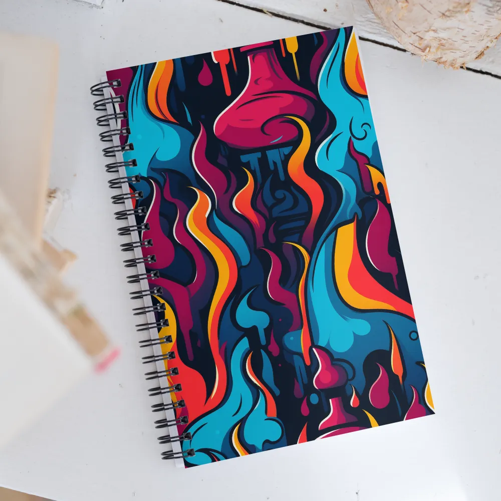 Fire and Strategy | Spiral Notebook