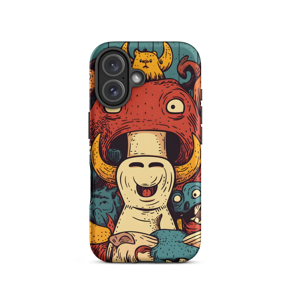 Whimsical Gathering of Creatures | Phone Case |  16 | Tough Case | Matte