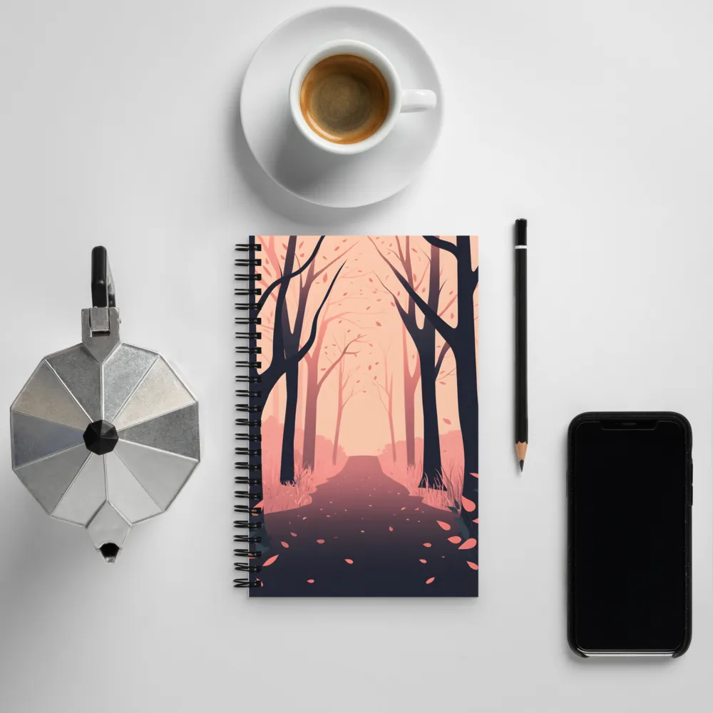 Whispers of a Serene Forest | Spiral Notebook