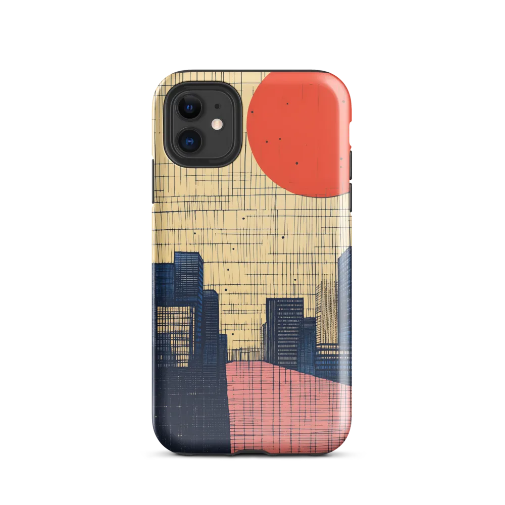 Urban Echoes: A Minimalist Cityscape