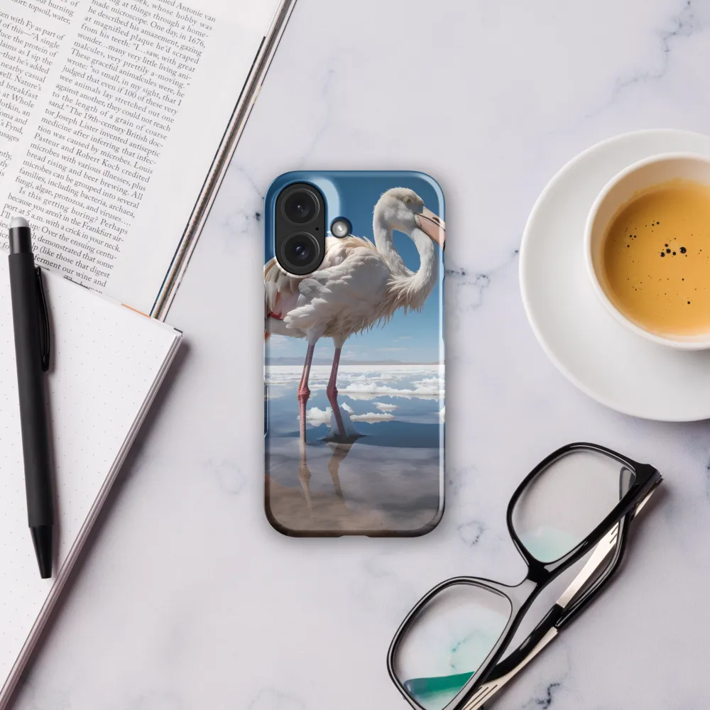 Graceful Solitude of a Flamingo | Phone Case |  16 | Snap Case | Glossy