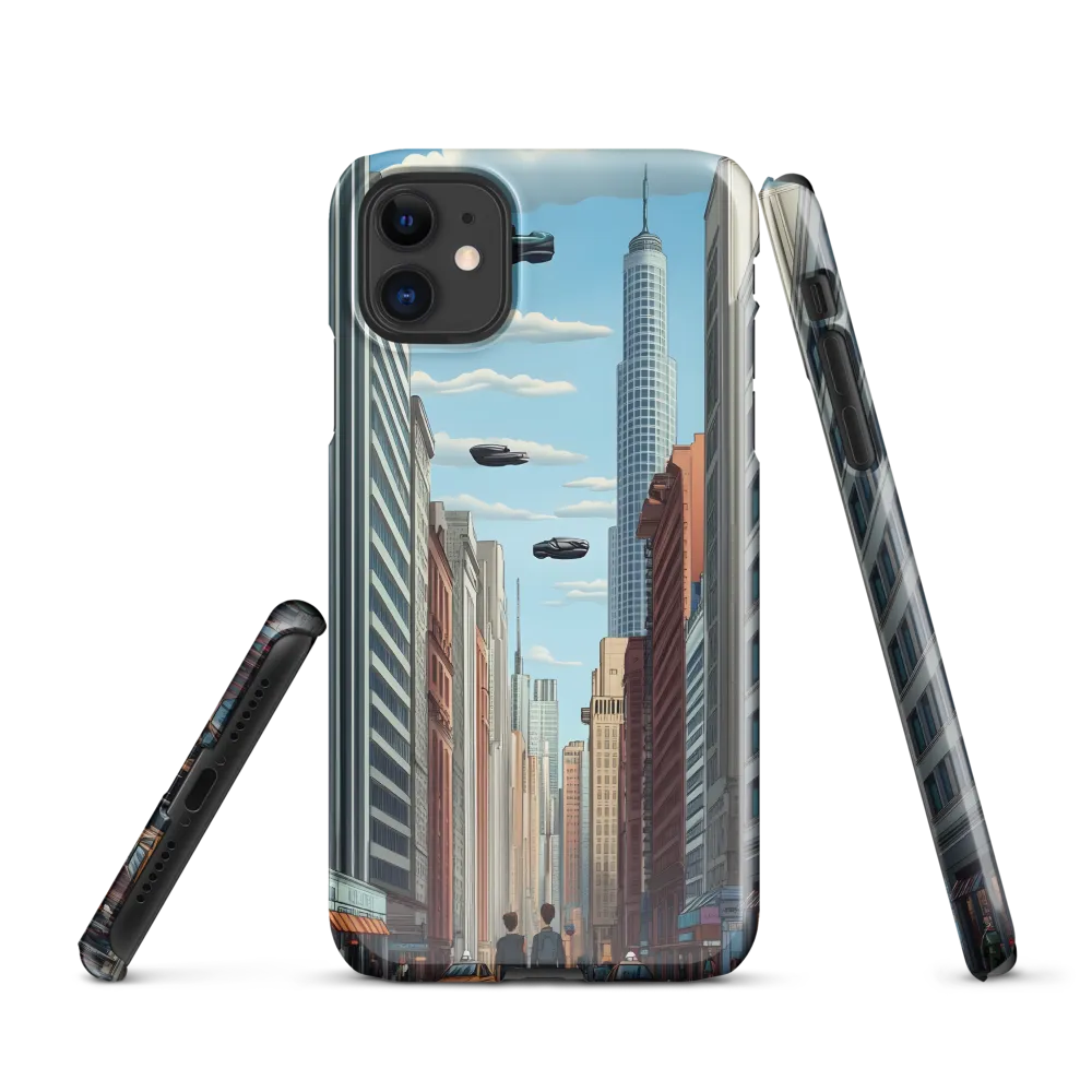 Futuristic Stroll through the Urban Skyline