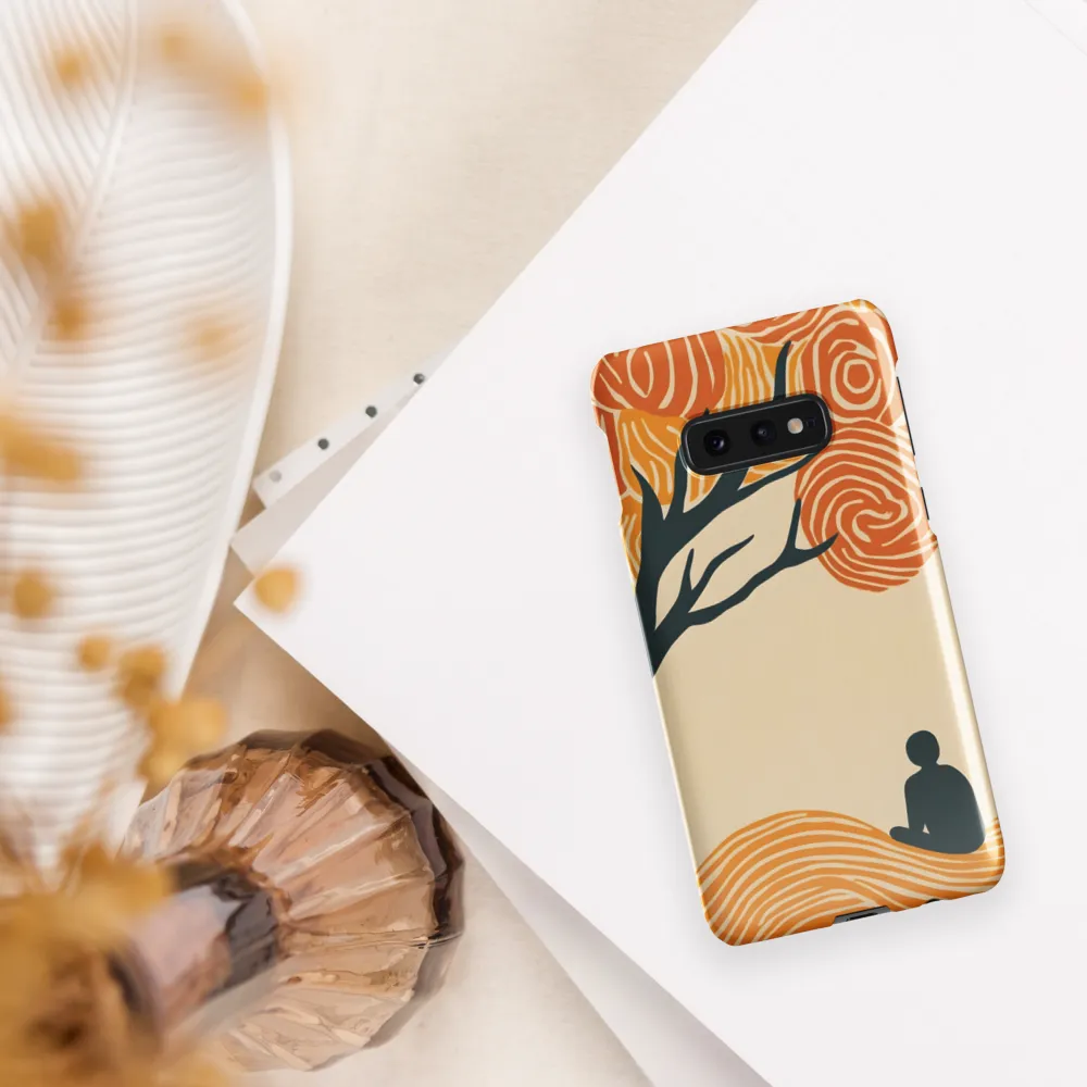 Silent Reflections under Swirling Leaves | Phone Case |  S10e | Snap Case | Glossy