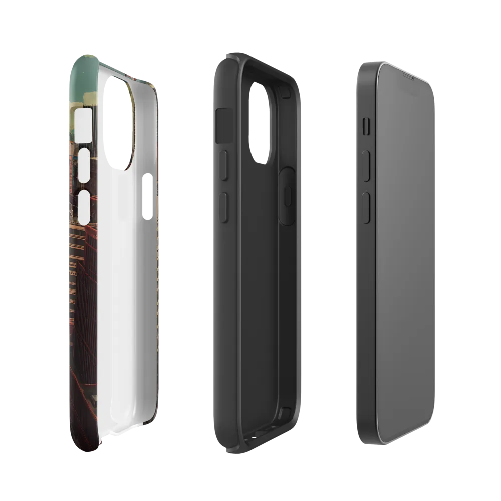 Urban Reverie: A Journey Through the City | Phone Case |  13 mini | Tough Case | Matte
