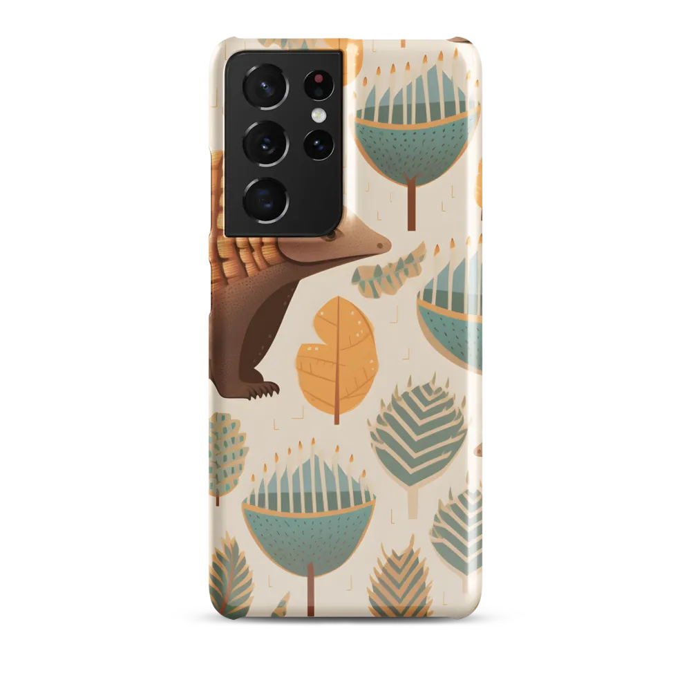 Pangolins in a Whimsical Habitat | Phone Case |  S21 Ultra | Snap Case | Glossy