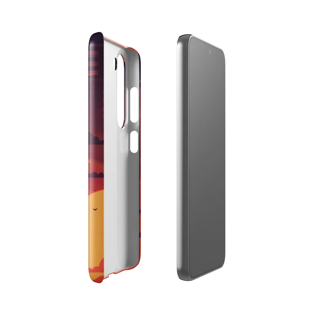 Urban Dusk: A Symphony of Cityscapes | Phone Case |  S23 | Snap Case | Glossy