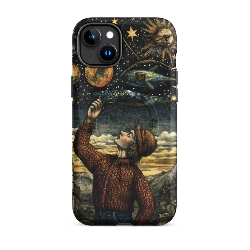 Cosmic Curiosity: A Journey Beyond Earth | Phone Case |  15 Plus | MagSafe® Tough Case | Matte