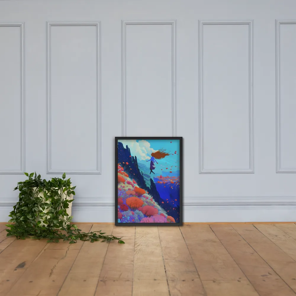 Whispers of Freedom | Poster with Black Frame | 18″×24″