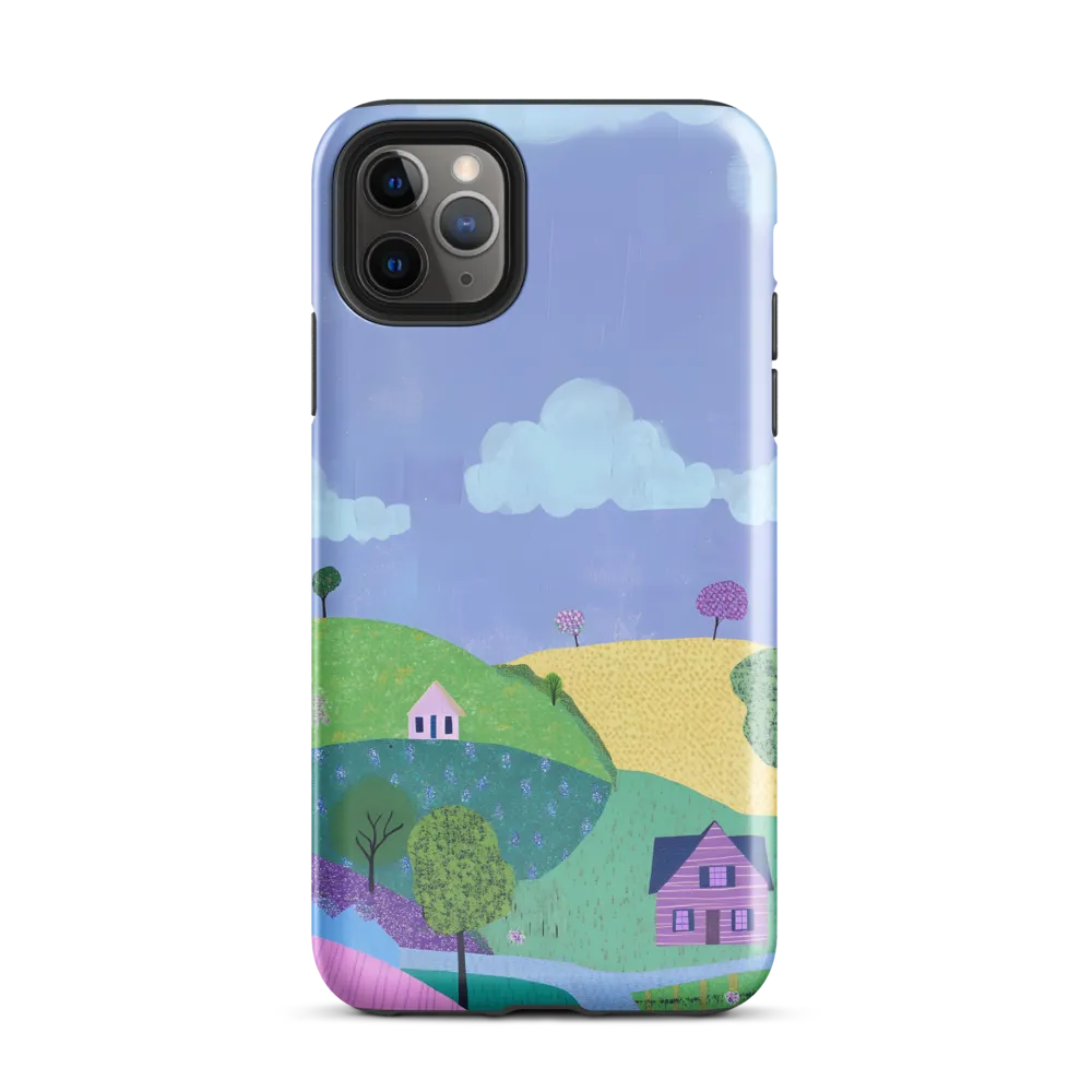 Whimsical Hills and Quaint Homes | Phone Case |  11 Pro Max | Tough Case | Glossy