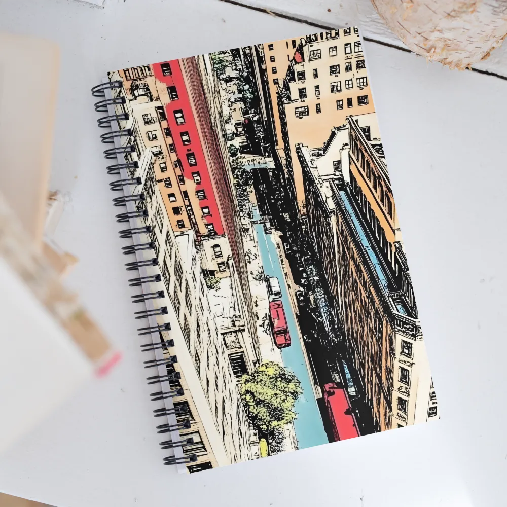 Urban Dynamics: A Bird's Eye View | Spiral Notebook