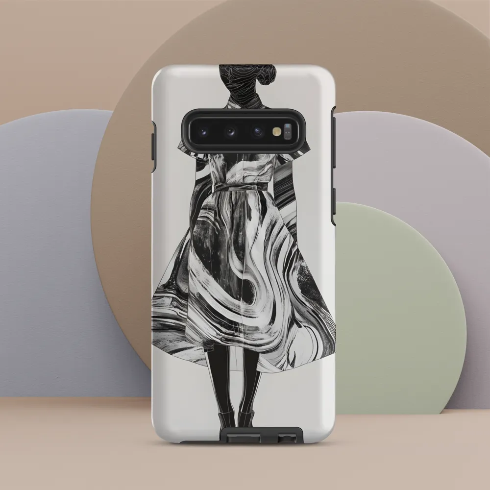 Whirls of Elegance: A Contemporary Fashion Design
