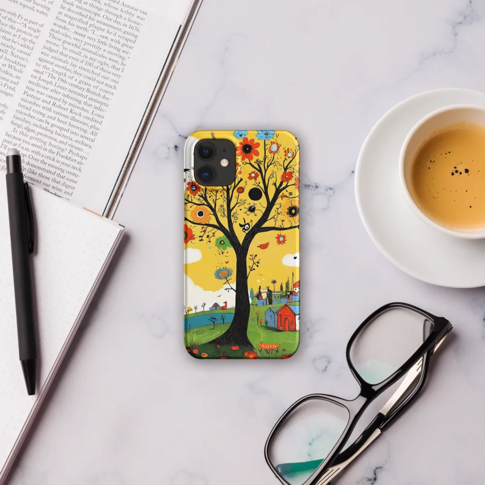 Whimsical Blooms of Life | Phone Case |  12 Mini | Snap Case | Matte