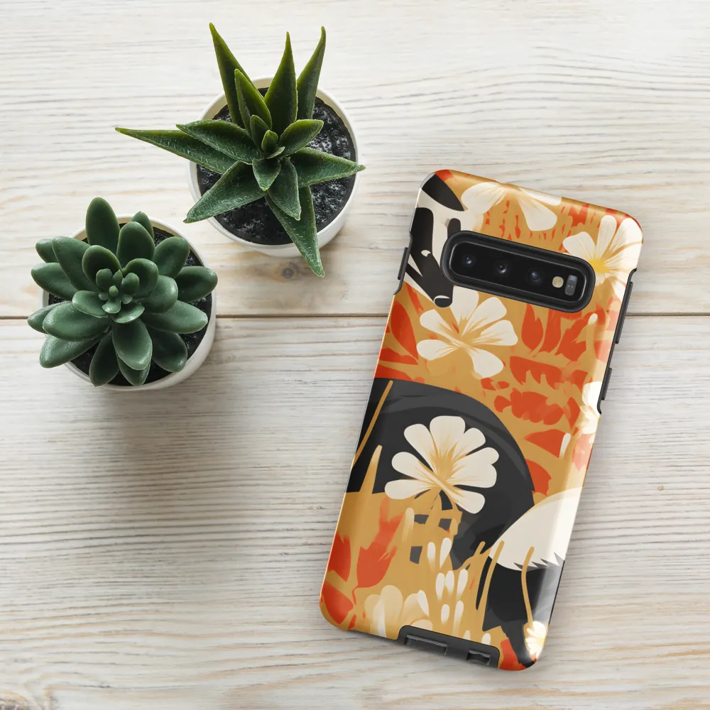 Whimsical Badgers in Bloom