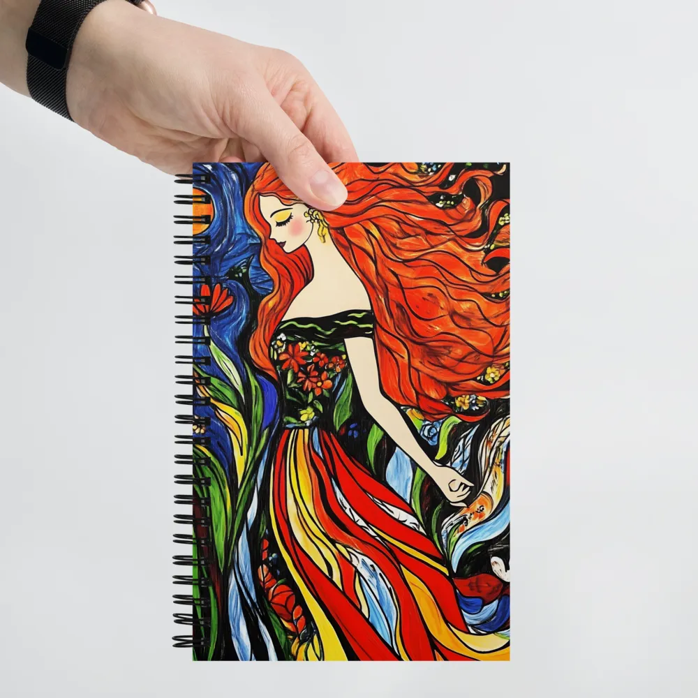 The Vibrant Spirit | Spiral Notebook