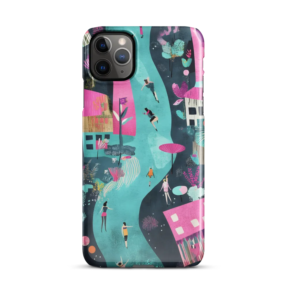 Whimsical Journey Through a Vibrant Landscape | Phone Case |  11 Pro Max | Snap Case | Glossy