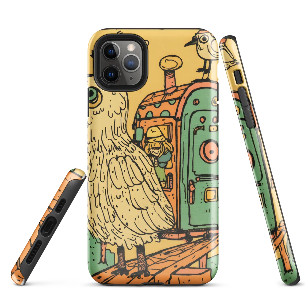 Whimsical Avian Adventure | Phone Case |  11 Pro Max | Tough Case | Glossy