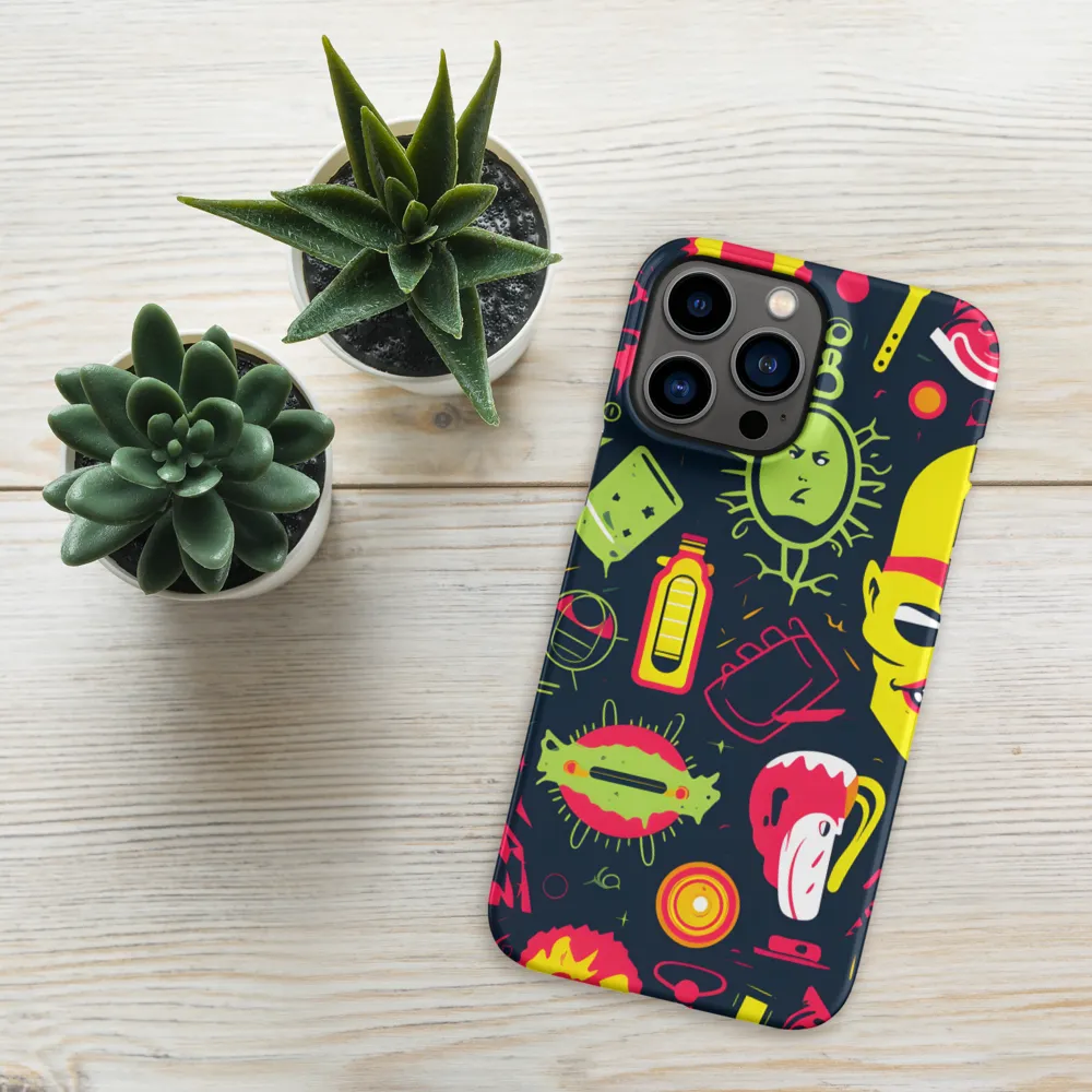 Neon Revelry: A Quirky Exploration of Modern Pop Art