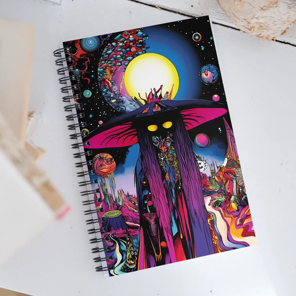 Cosmic Enigma | Spiral Notebook