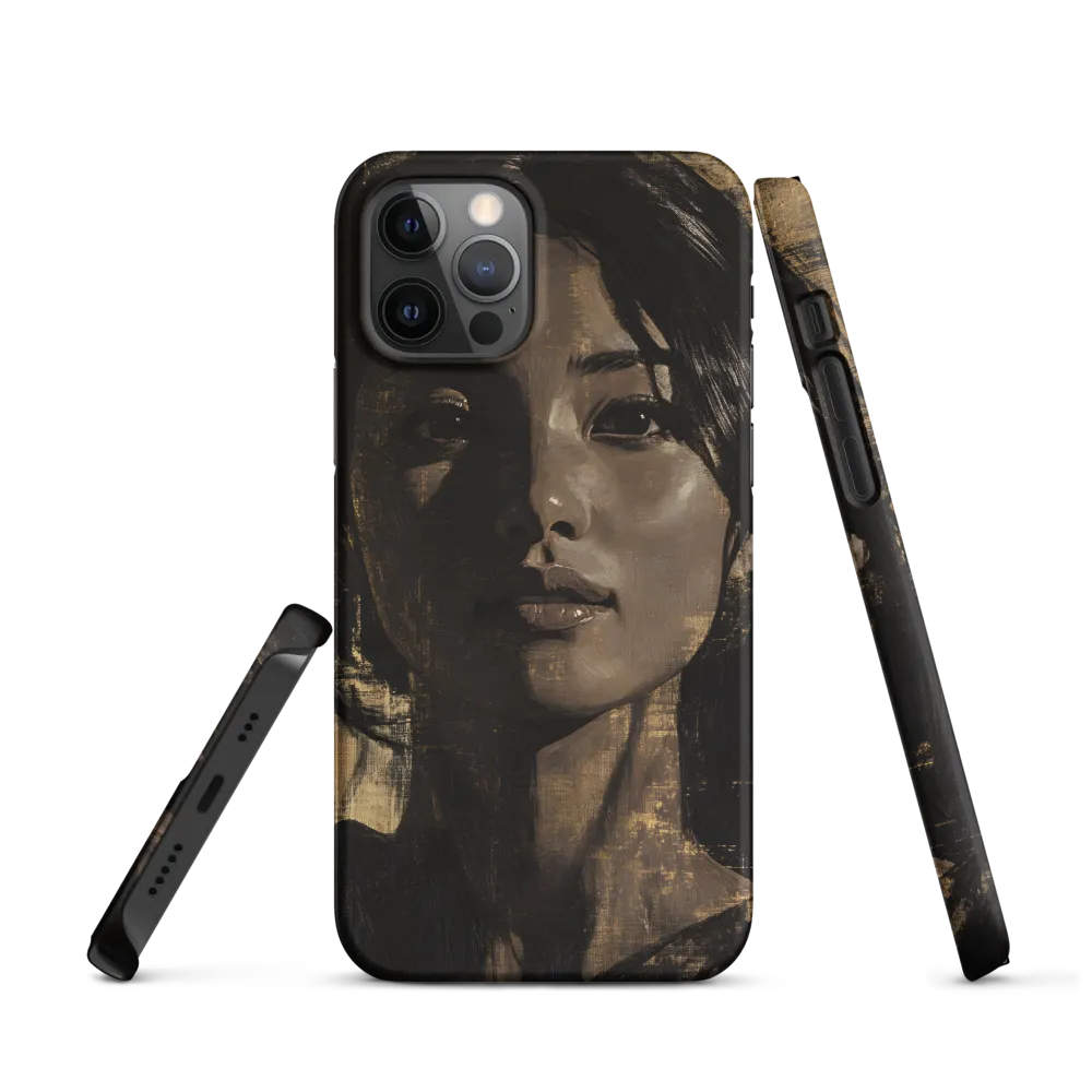 Golden Gaze: A Contemporary Portrait