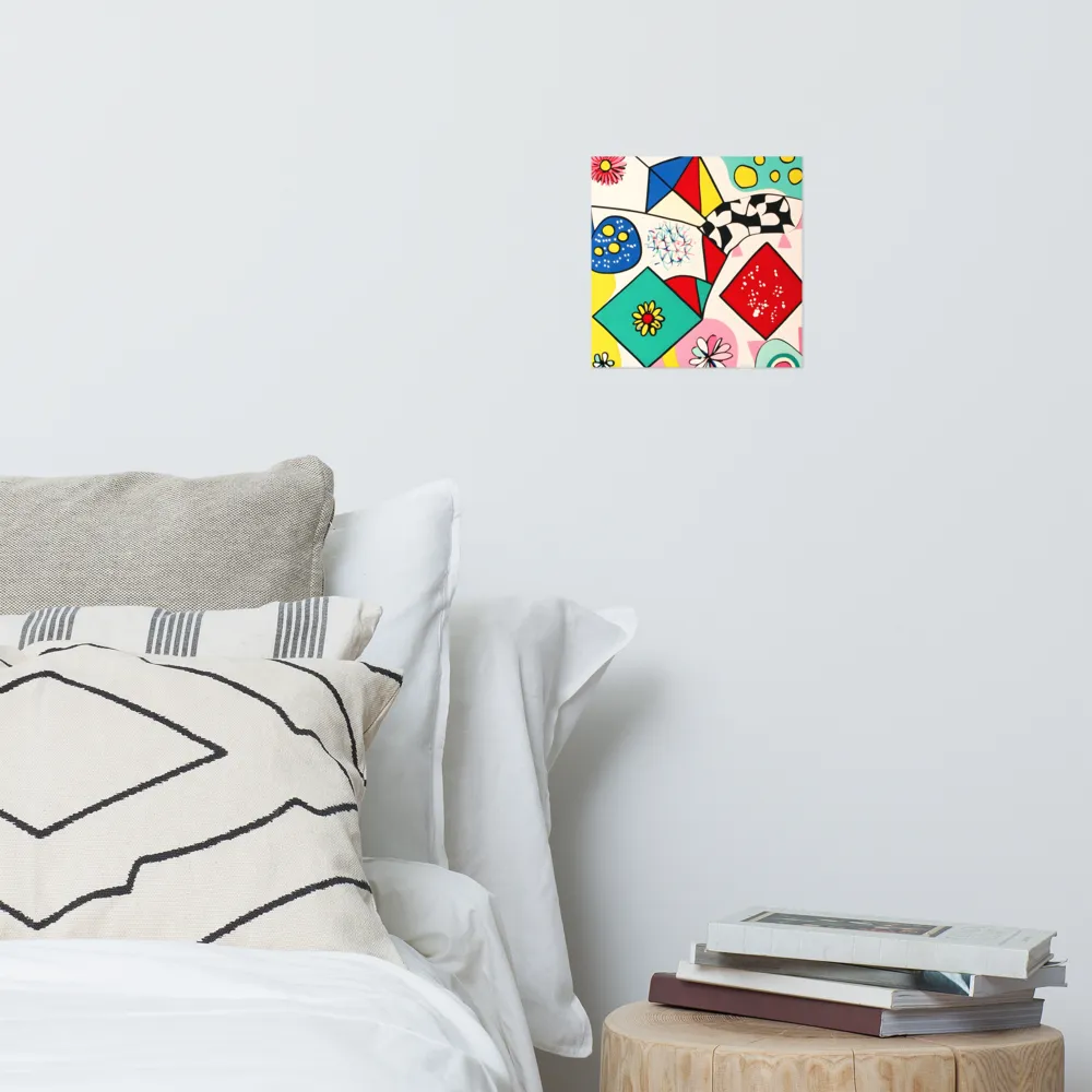 Joyful Geometry: A Playful Dance of Shapes and Colors