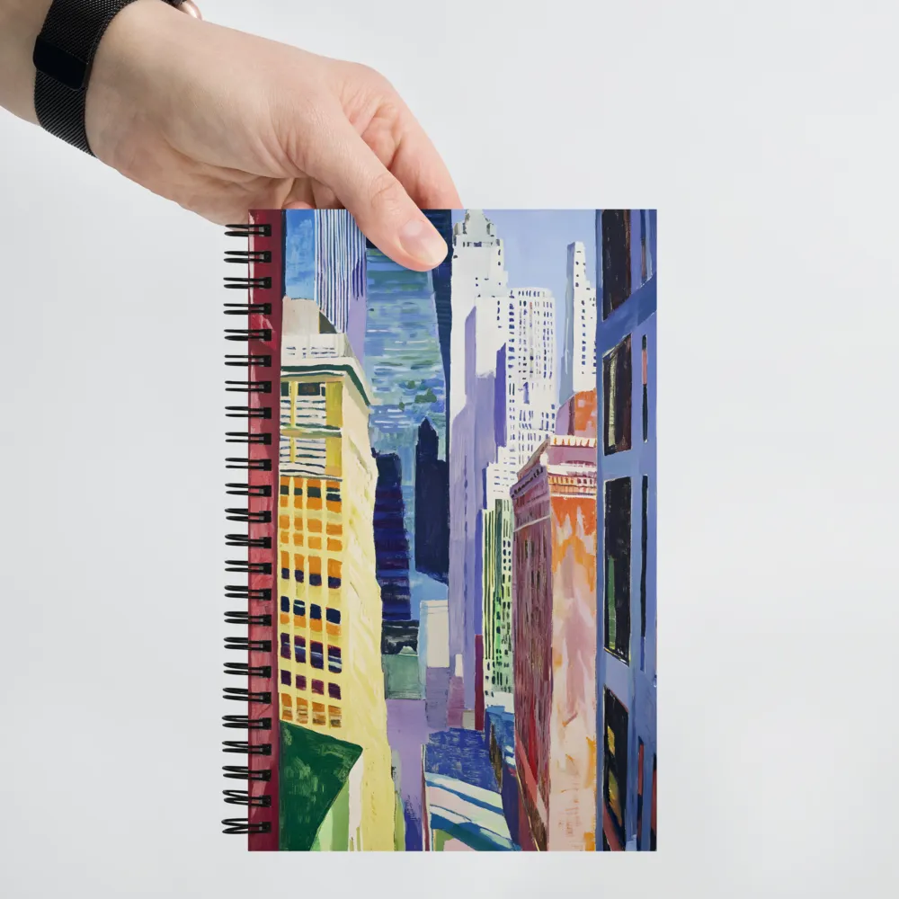 Urban Symphony in Color | Spiral Notebook