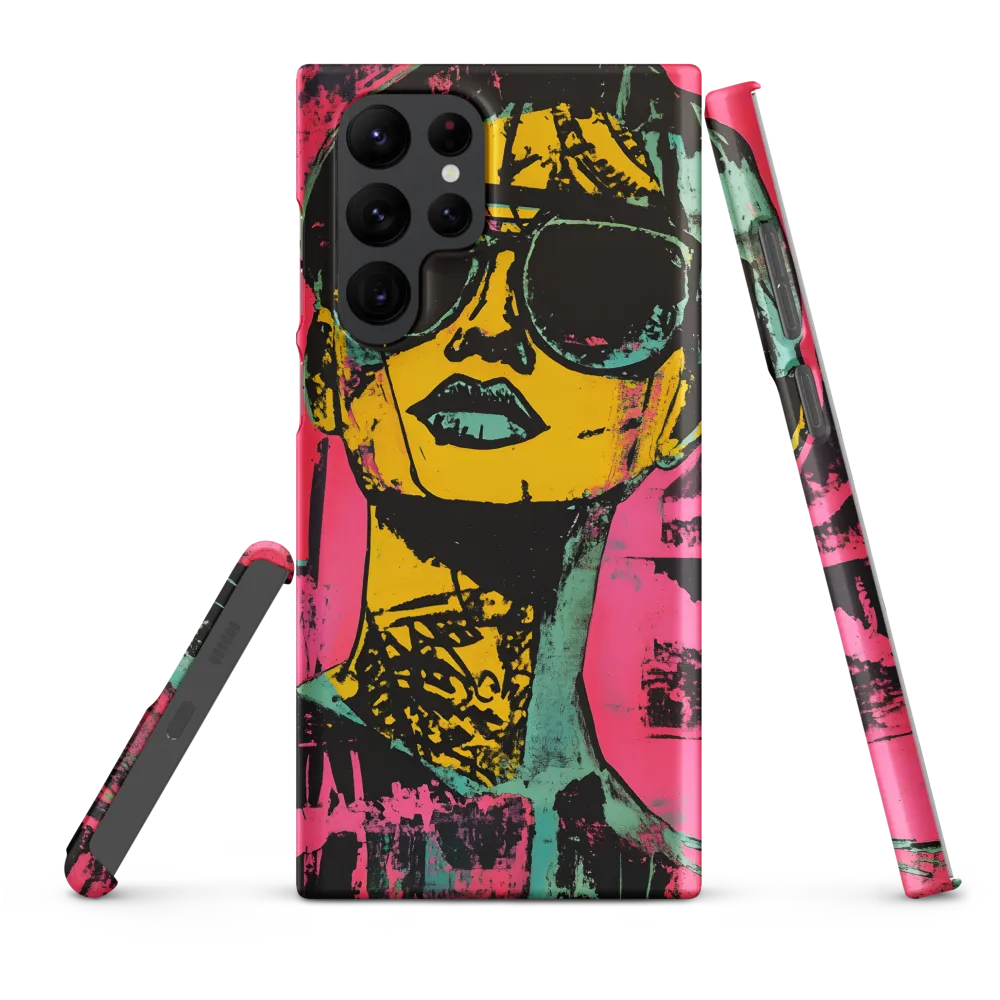 Confident Portrait in Neon Colors