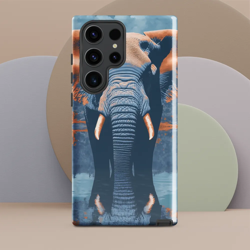 Majestic Reflection: The Elephant's Serenade