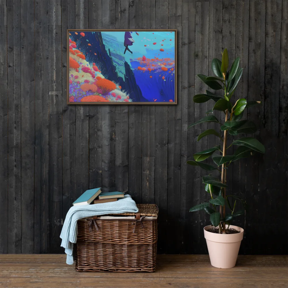 Whispers of Freedom | Canvas with Brown Frame | 20″×30″