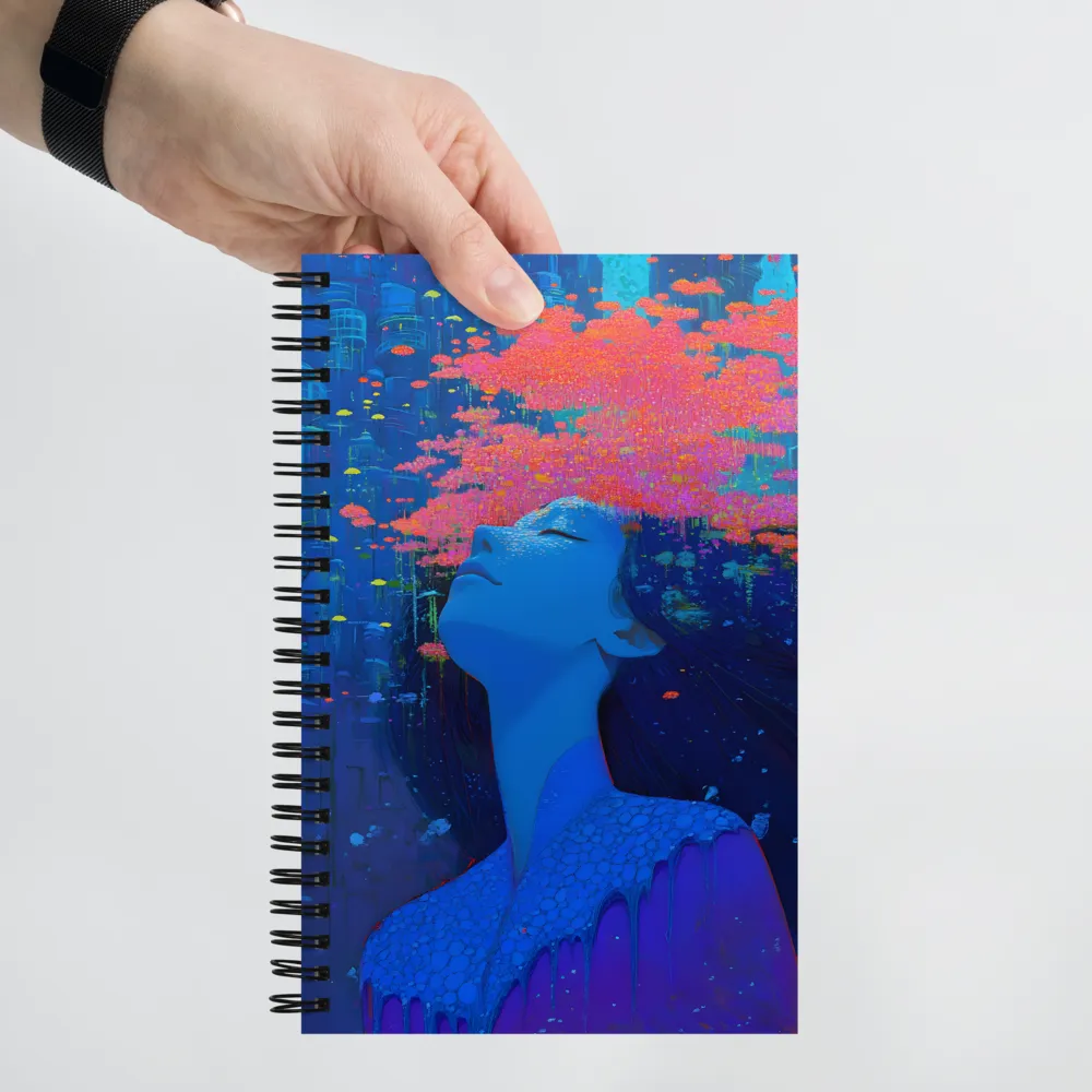 The Ocean of Thoughts | Spiral Notebook