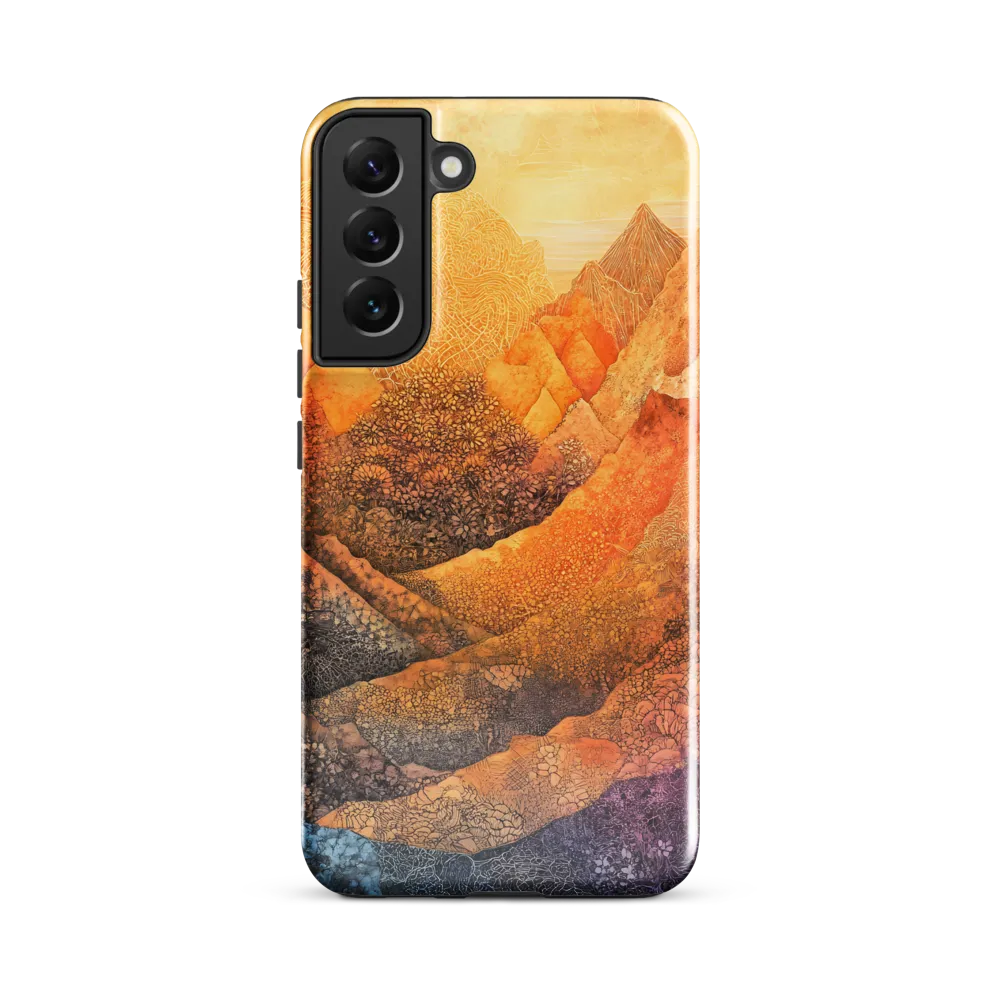 Serene Peaks of Color