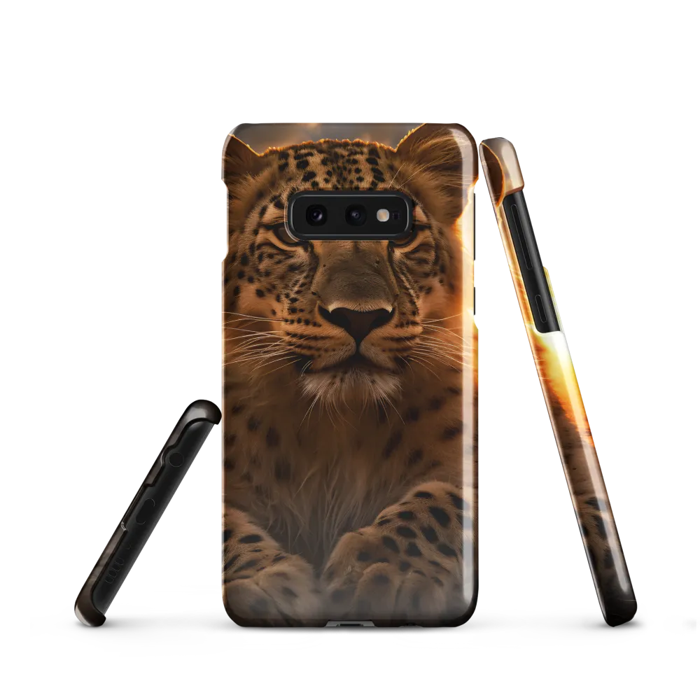 Regal Presence: The Leopard at Sunset