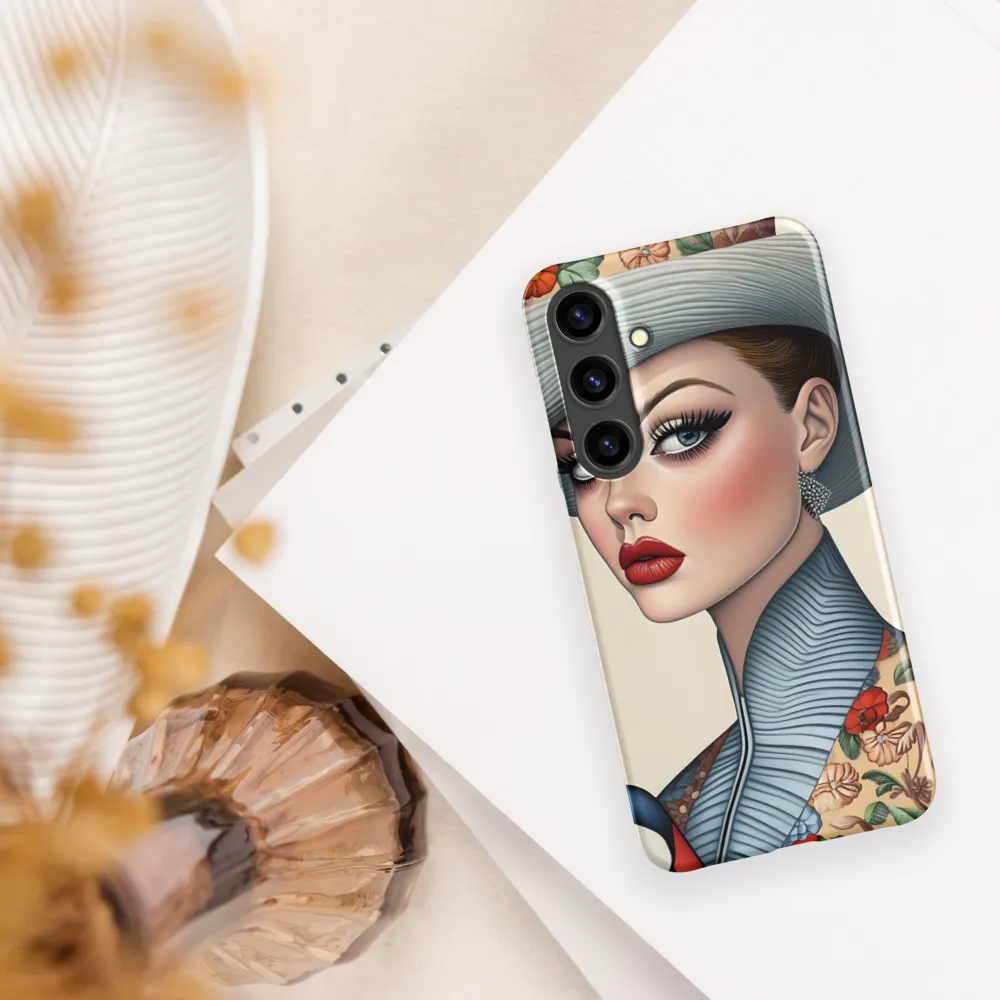 Elegance in Bloom | Phone Case |  S24 Plus | Snap Case | Matte