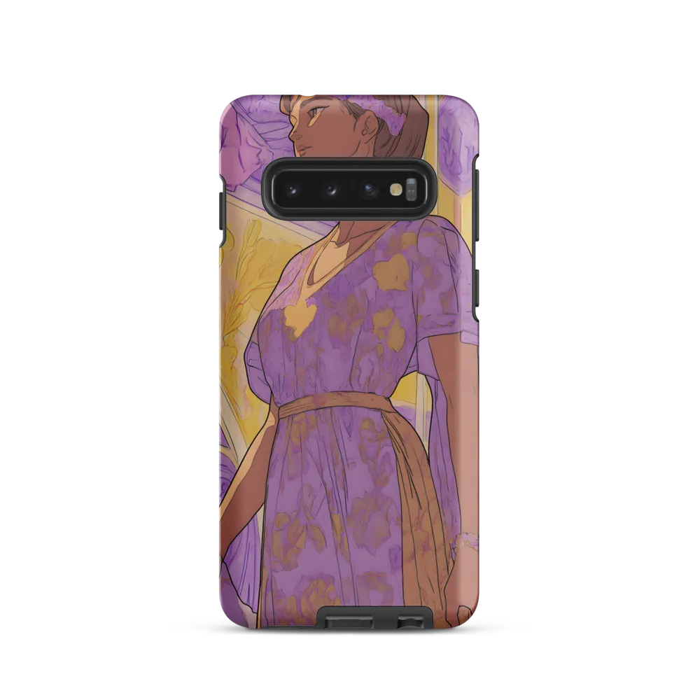 Elegance in Floral Harmony | Phone Case |  S10 | Tough Case | Matte