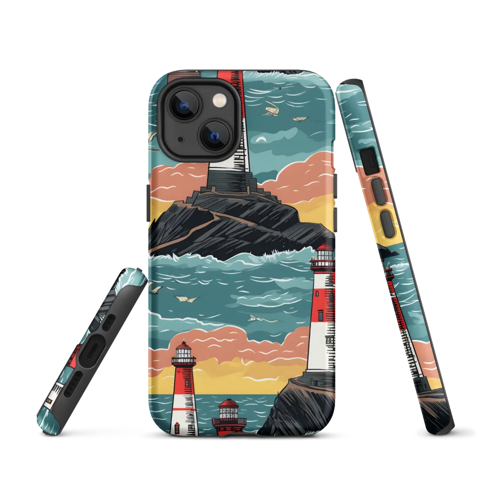 Lighthouses in a Whimsical Ocean