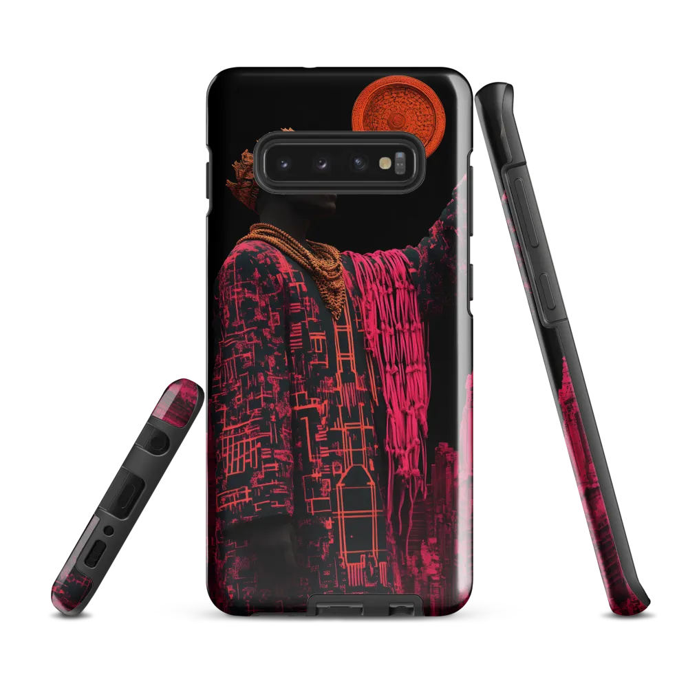 Regal Mystique: A Fusion of Tradition and Urbanity | Phone Case |  S10 Plus | Tough Case | Glossy