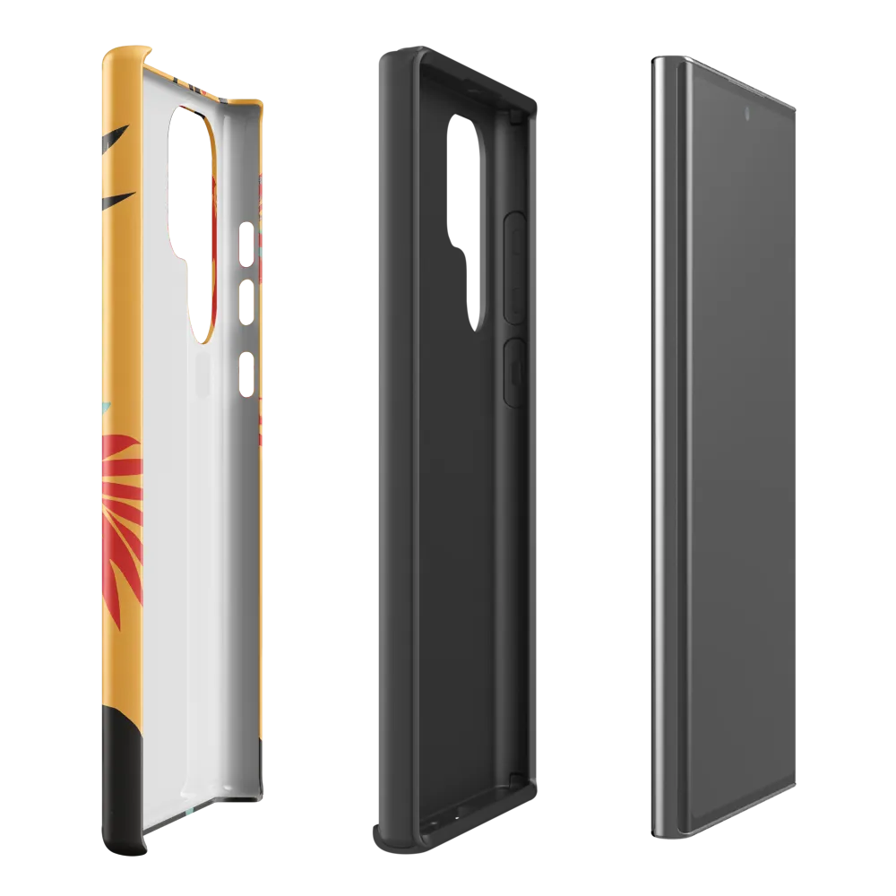 Tropical Elegance | Phone Case |  S22 Ultra | Tough Case | Glossy