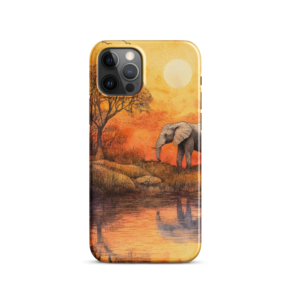 Elephant's Serenity at Dusk