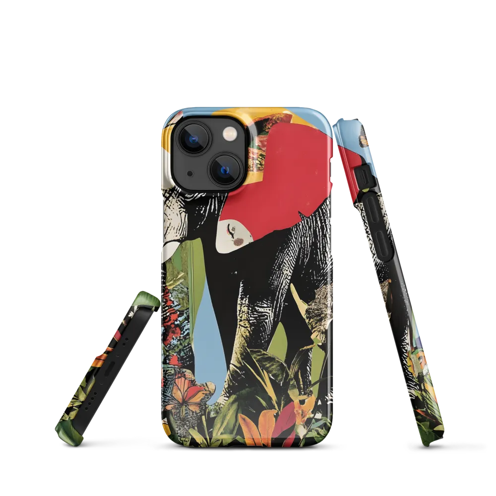 Harmony of Nature: The Elephant's Embrace | Phone Case |  13 Mini | Snap Case | Glossy
