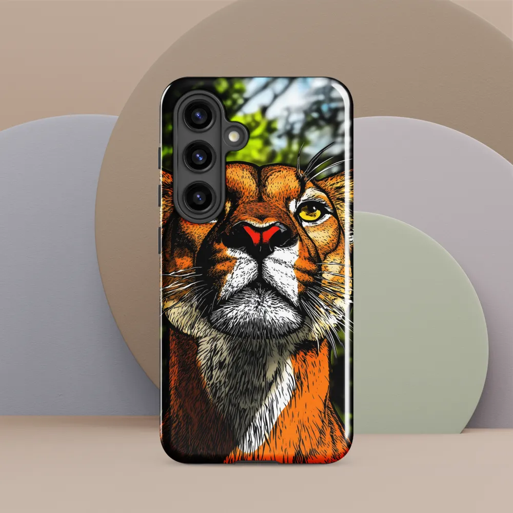 Regal Gaze: The Lioness in Focus