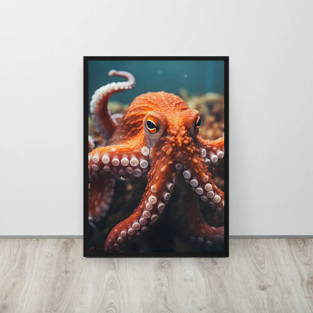 Curious Depths | Canvas with Black Frame | 20″×28″