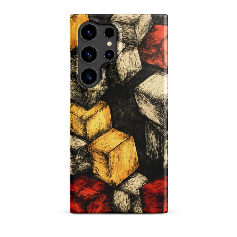 Dynamic Cubes: An Exploration in Color and Form | Phone Case |  S24 Ultra | Snap Case | Matte