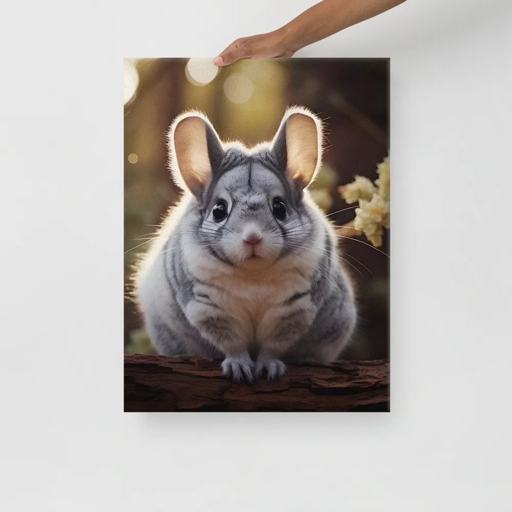 Curious Chinchilla in the Forest