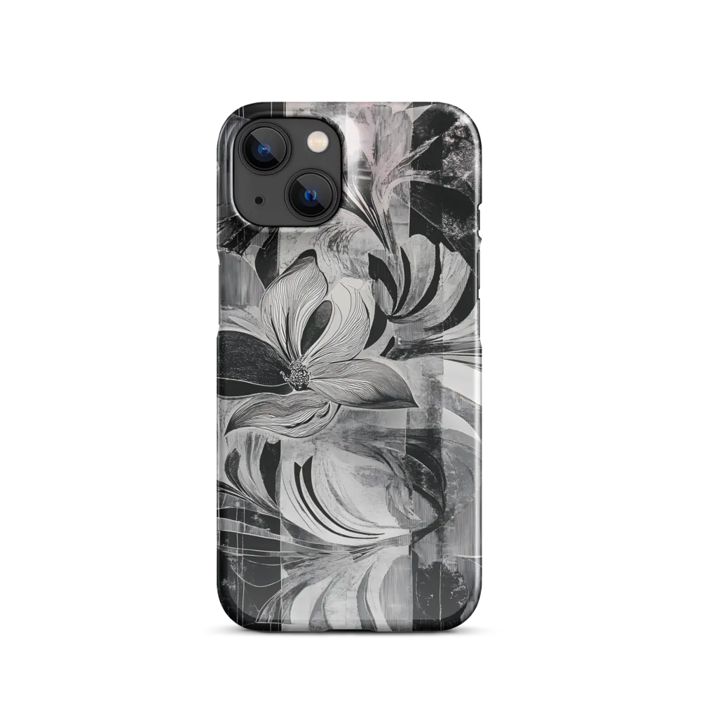 Floral Fusion in Monochrome