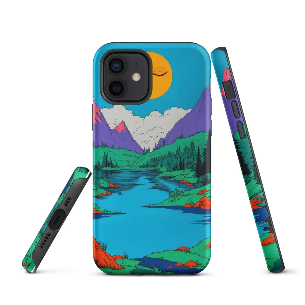 Whimsical Serenity in Vibrant Colors