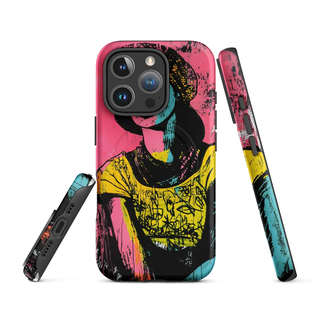 Urban Elegance: A Graffiti Portrait