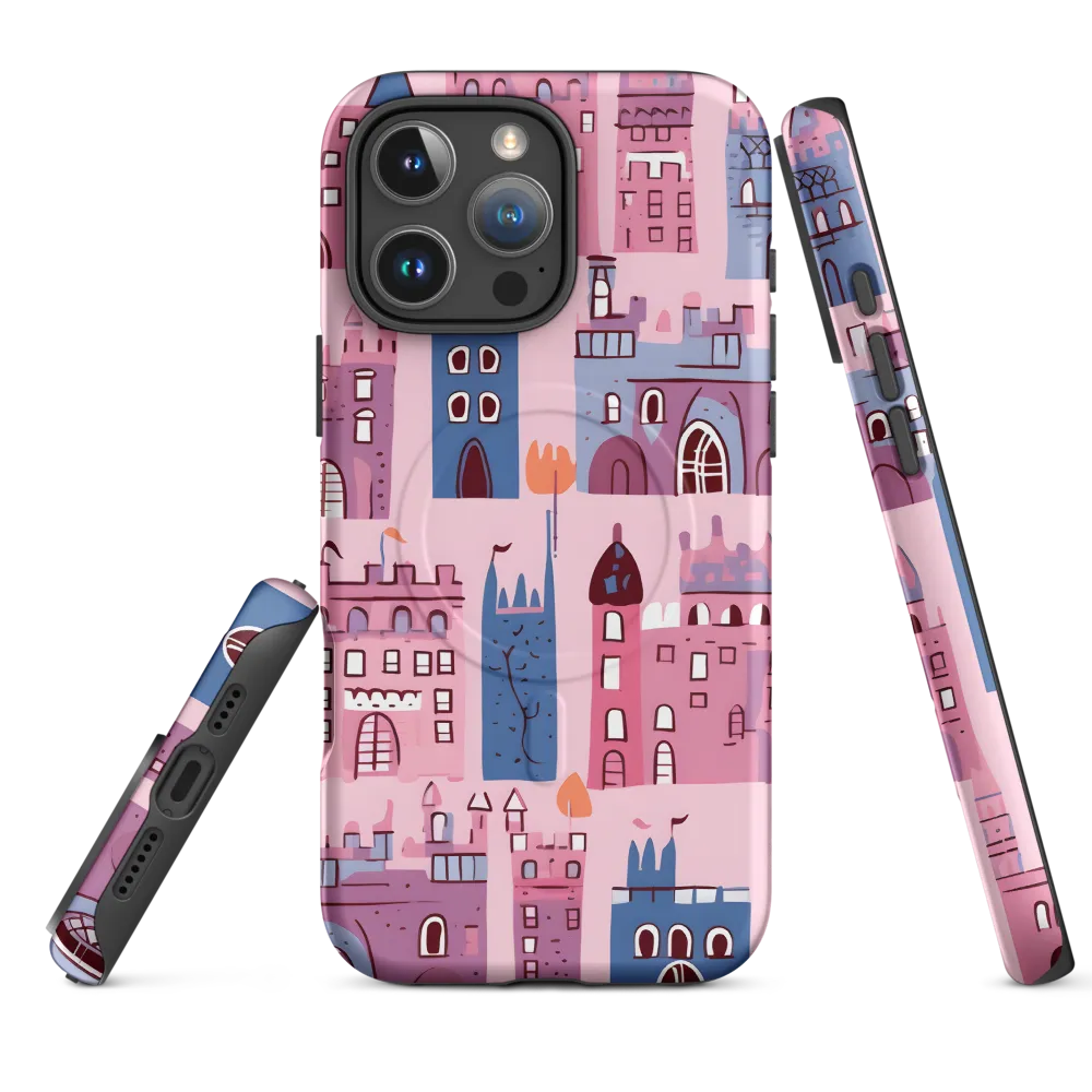 Whimsical Castles: A Playful Tapestry | Phone Case |  16 Pro Max | MagSafe® Tough Case | Matte