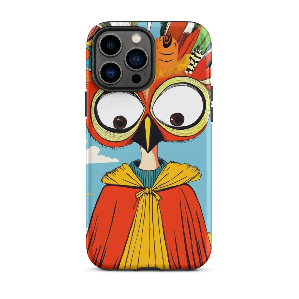 A Whimsical Encounter: The Owl-Human Fusion