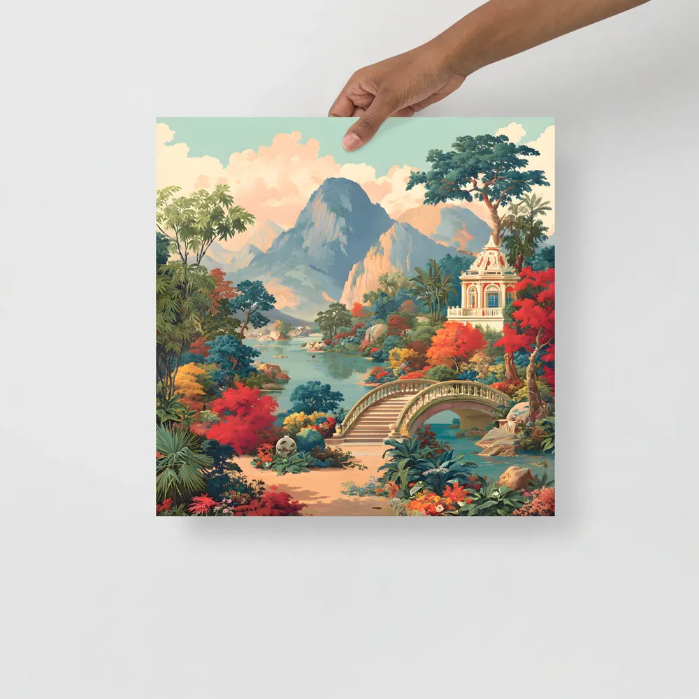 Arcadian Bridge 
 Poster | 16″x 16″